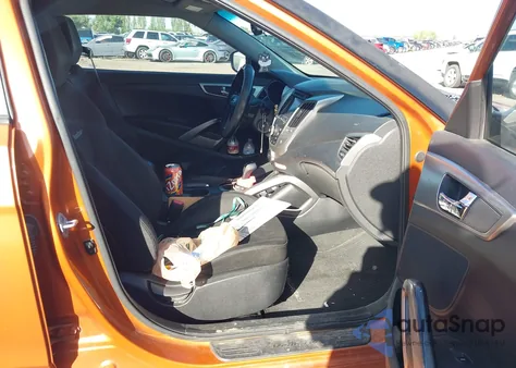 2013 Hyundai Veloster Base W/Black from USA, damaged, VIN KMHTC6AD6DU094002